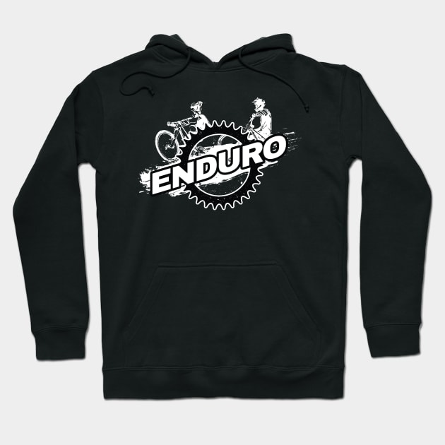 Enduro Mountain Bike Hoodie by Hoyda